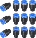Pneumatic Push-to-Connect End Cap Fittings | Quick Release Air Tube Plugs (4mm - 16mm)