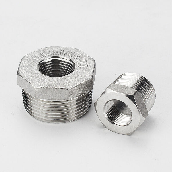 Premium 304 Stainless Steel BSP Threaded Fittings – Male/Female Reducers, Hex Nipples & Sockets
