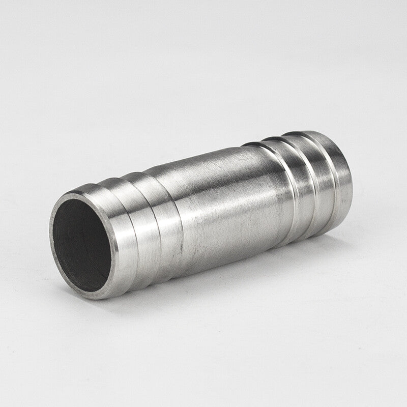 Premium 304 Stainless Steel Straight Barb Hose Joiner | Heavy-Duty Union Connector for Fuel, Water, & Air