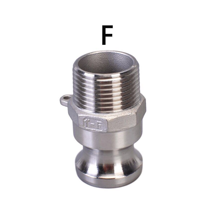 304 Stainless Steel Camlock Fittings | Quick Disconnect Hose Adapters (Type A B C D E F DC DP)