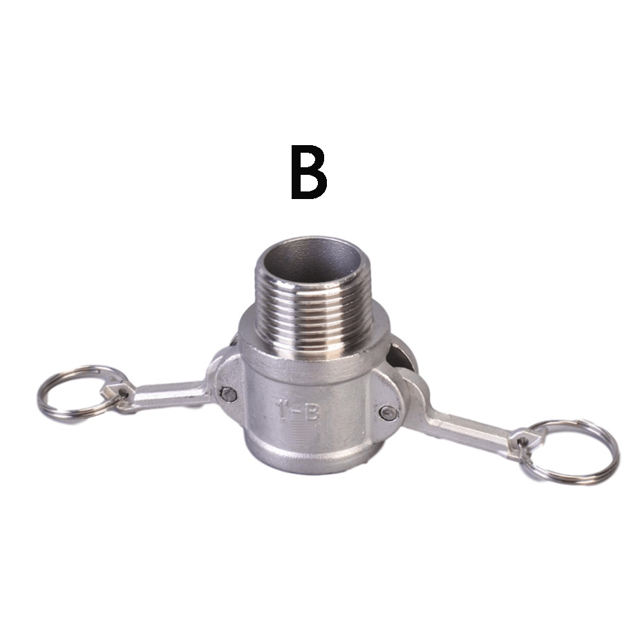 304 Stainless Steel Camlock Fittings | Quick Disconnect Hose Adapters (Type A B C D E F DC DP)