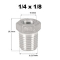 Premium 304 Stainless Steel BSP Threaded Fittings – Male/Female Reducers, Hex Nipples & Sockets
