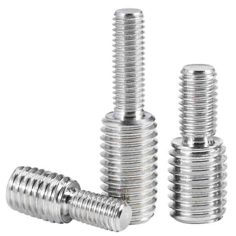 304 Stainless Steel Double End Threaded Studs – Male Bolt Reducer & Adapter (M3 to M16)