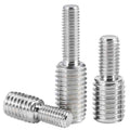 304 Stainless Steel Double End Threaded Studs – Male Bolt Reducer & Adapter (M3 to M16)