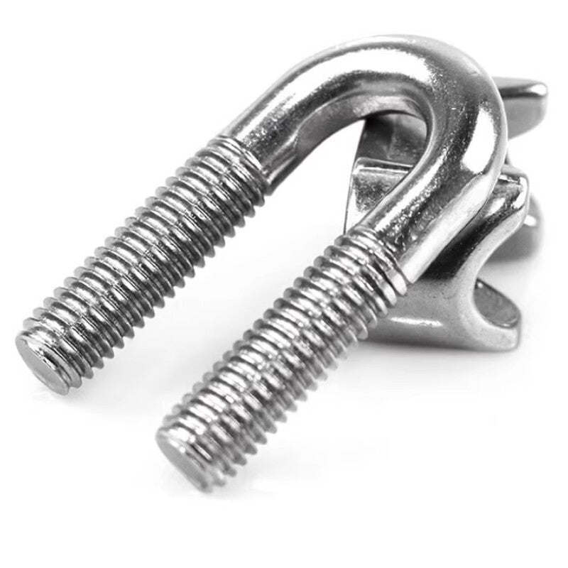 304 A2 Stainless Steel Wire Rope Grips & U-Bolt Clamps