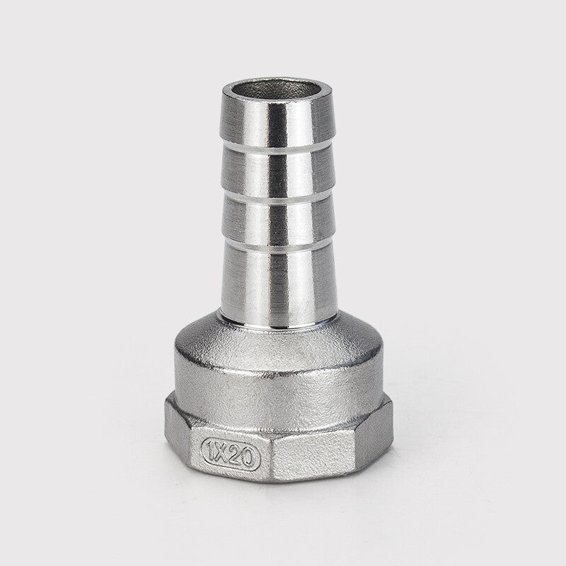 Premium 304 Stainless Steel Female Threaded Hose Barb - Industrial BSP Fitting Adapter