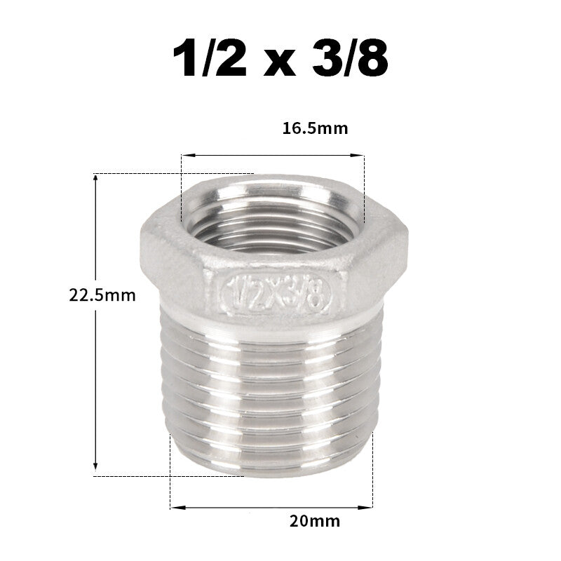 Premium 304 Stainless Steel BSP Threaded Fittings – Male/Female Reducers, Hex Nipples & Sockets