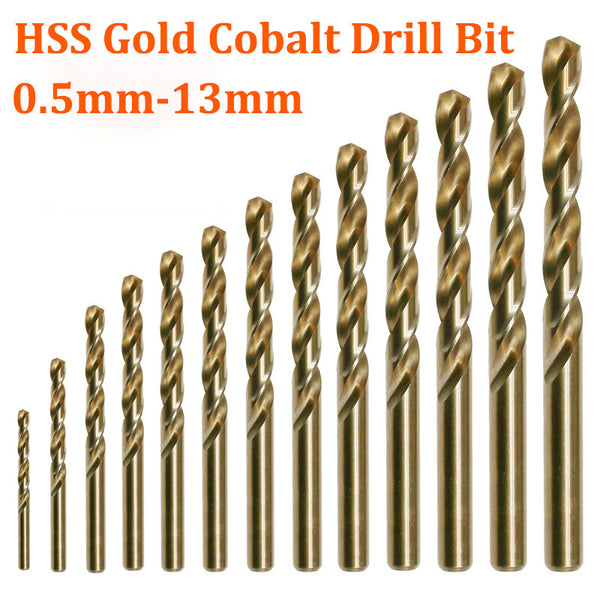 M35 Cobalt HSS Jobber Drill Bits | Heavy-Duty for Stainless Steel & Hardened Metals