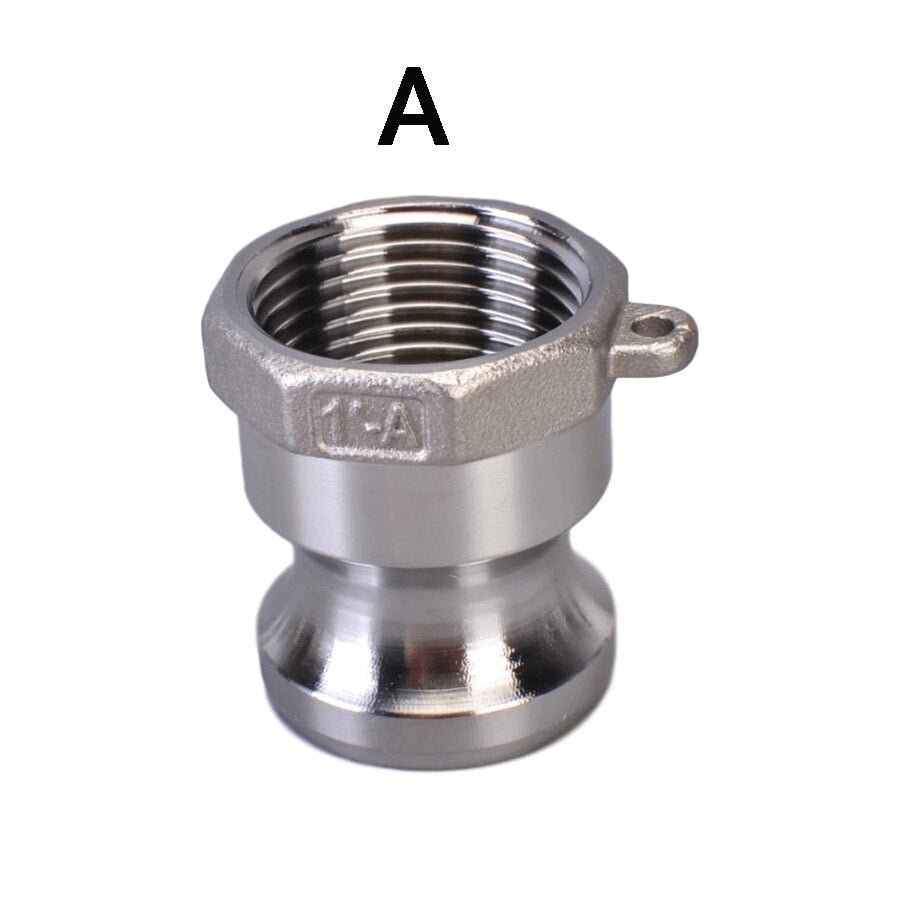 304 Stainless Steel Camlock Fittings | Quick Disconnect Hose Adapters (Type A B C D E F DC DP)