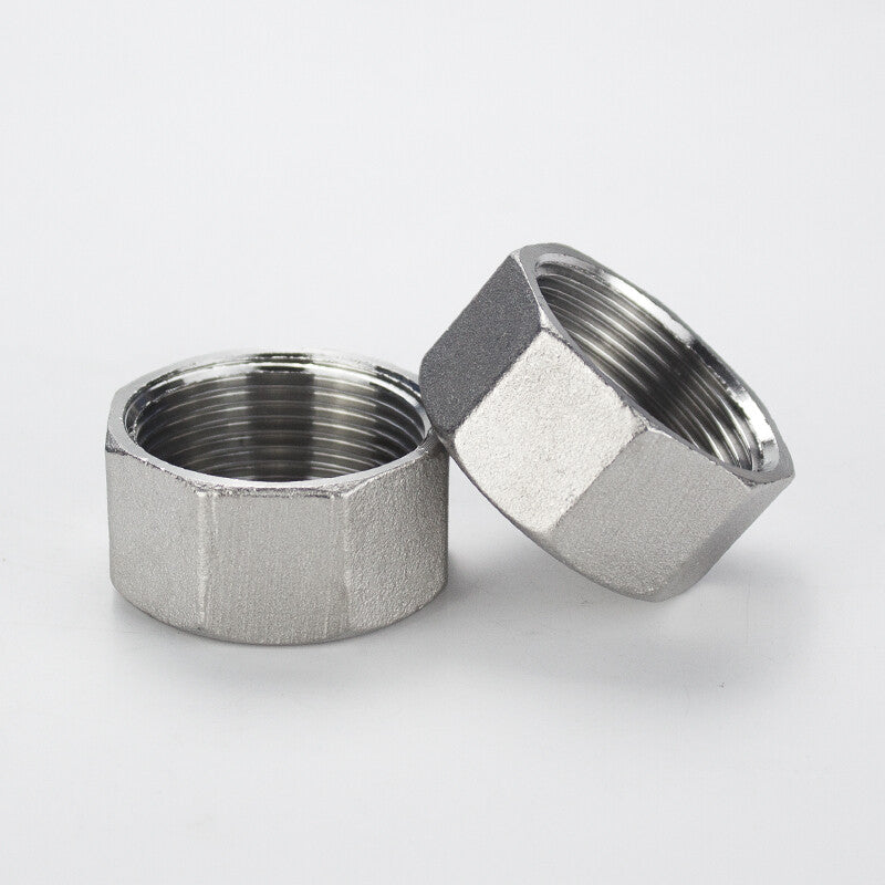 04 Stainless Steel Hex Female Blanking Plug – BSP Threaded Pipe Stop End Cap