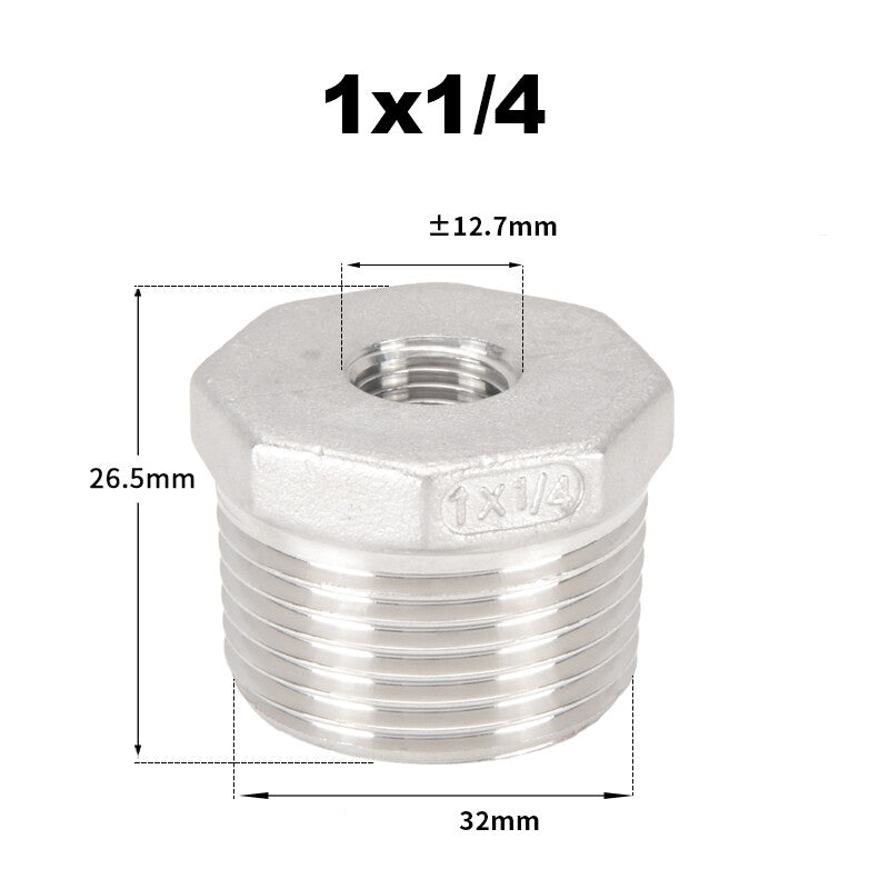 Premium 304 Stainless Steel BSP Threaded Fittings – Male/Female Reducers, Hex Nipples & Sockets