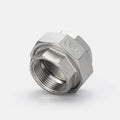 304 Stainless Steel Female Threaded Union – 3-Piece Detachable BSP Pipe Connector