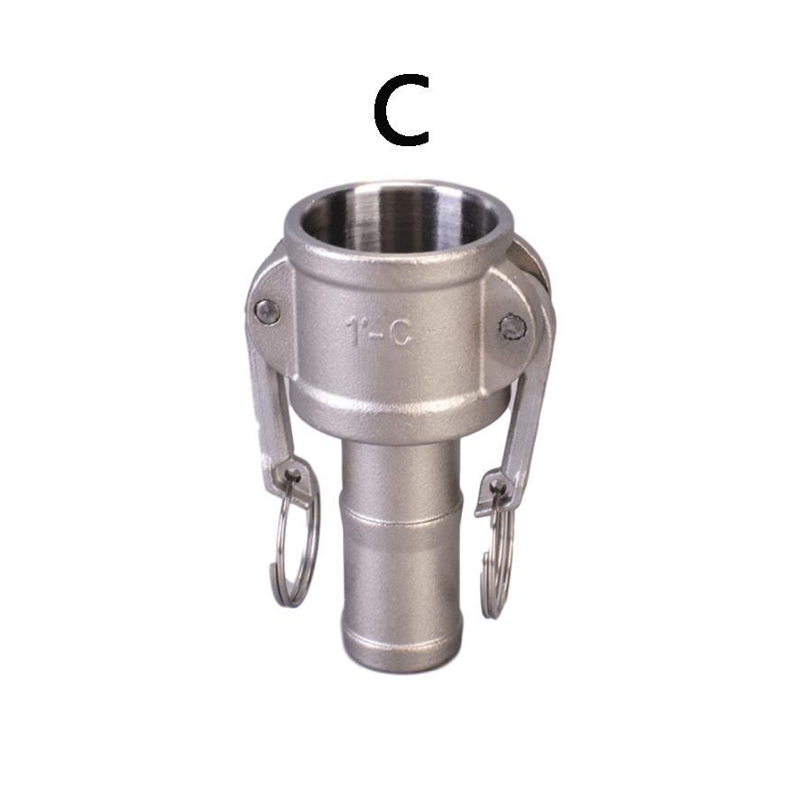 304 Stainless Steel Camlock Fittings | Quick Disconnect Hose Adapters (Type A B C D E F DC DP)