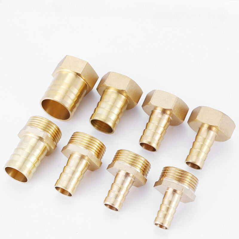 Premium Brass Straight Hose Barb Connector – Male & Female BSP Threaded Tail