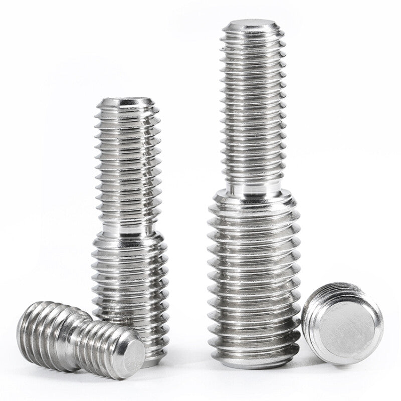 304 Stainless Steel Double End Threaded Studs – Male Bolt Reducer & Adapter (M3 to M16)
