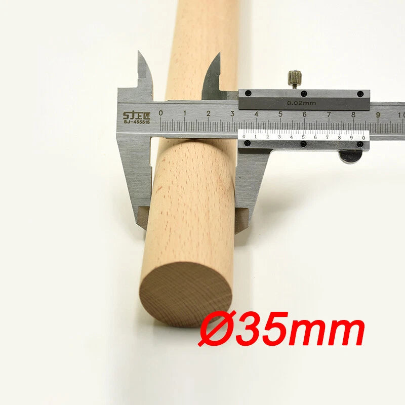 Wooden Dowel Rod 5,8,10,12,15,18,20-60mm Diameters x 100/200/300mm Wood Doweling