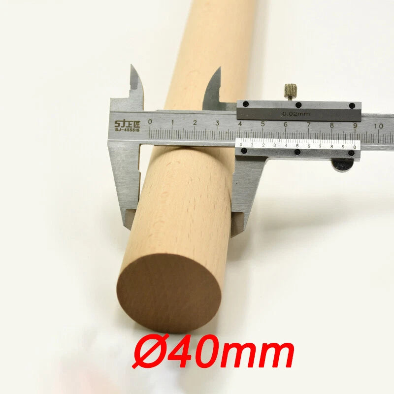 Wooden Dowel Rod 5,8,10,12,15,18,20-60mm Diameters x 100/200/300mm Wood Doweling