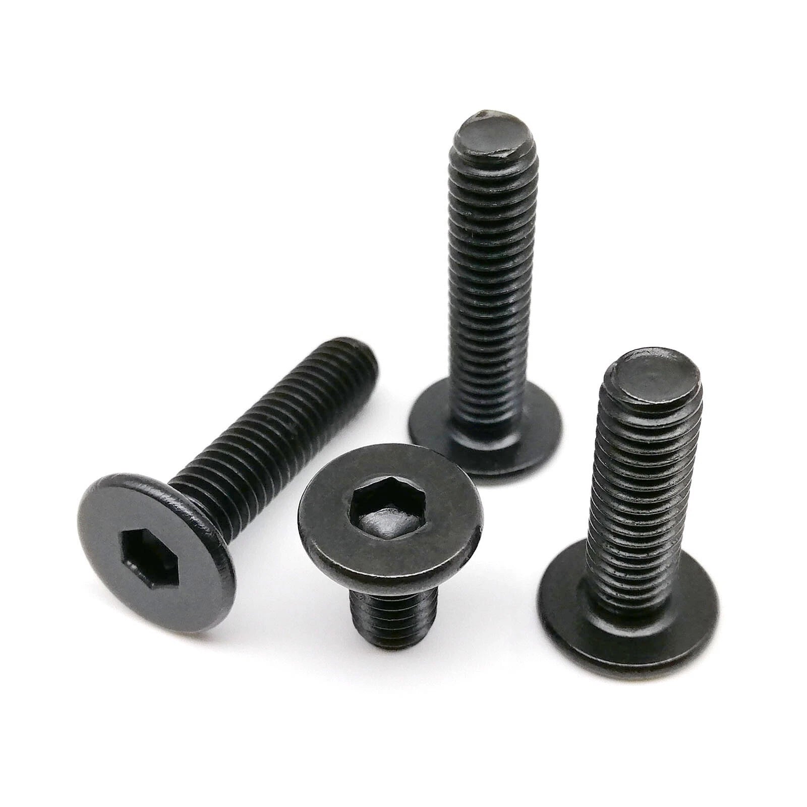Black 304 Stainless Steel Ultra Thin Wafer Head Hex Socket Screws