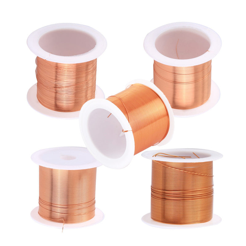 Enameled Copper Magnet Wire | High-Temperature Lacquered Insulation | 0.04mm - 1.3mm Sizes