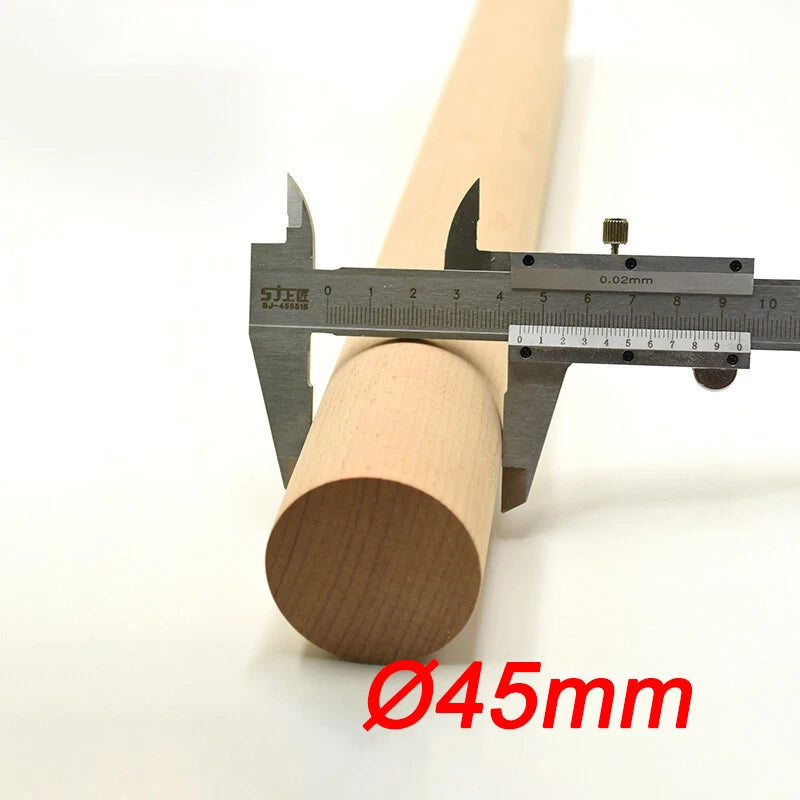 Wooden Dowel Rod 5,8,10,12,15,18,20-60mm Diameters x 100/200/300mm Wood Doweling