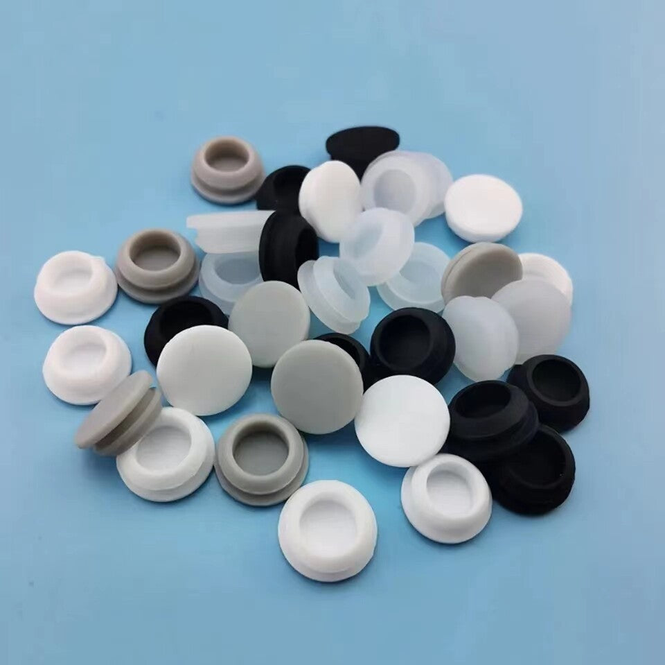 Snap-On Silicone Rubber Hole Plugs