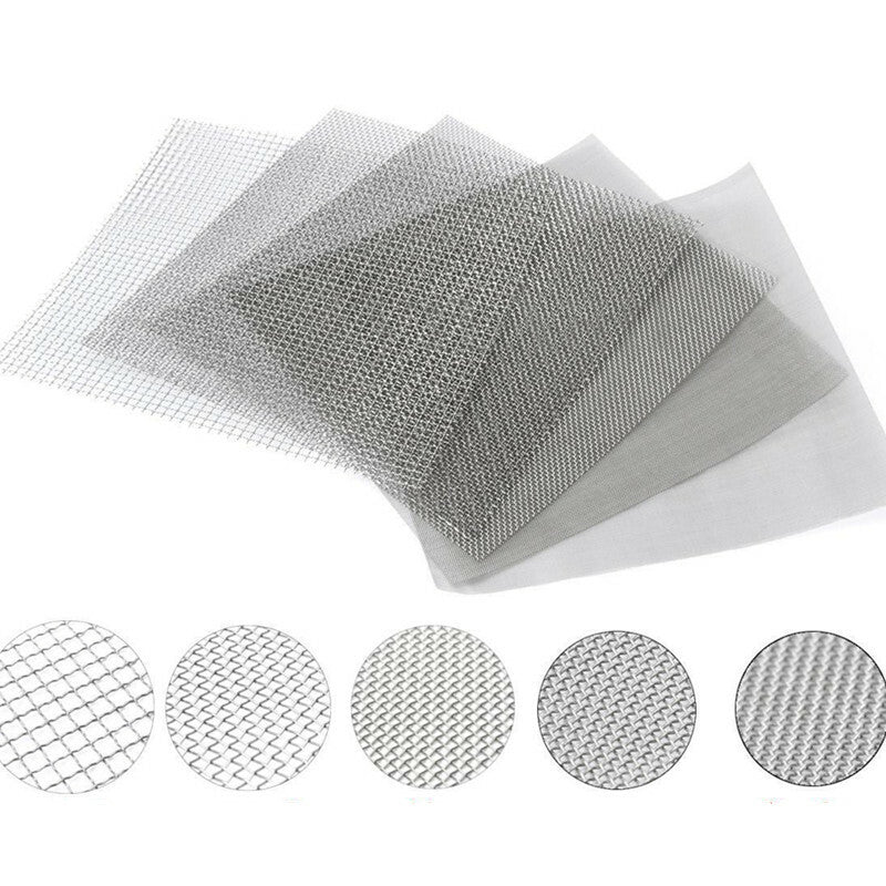 Premium 304 Stainless Steel Woven Wire Mesh Screen |  4 - 500 Mesh Filtration