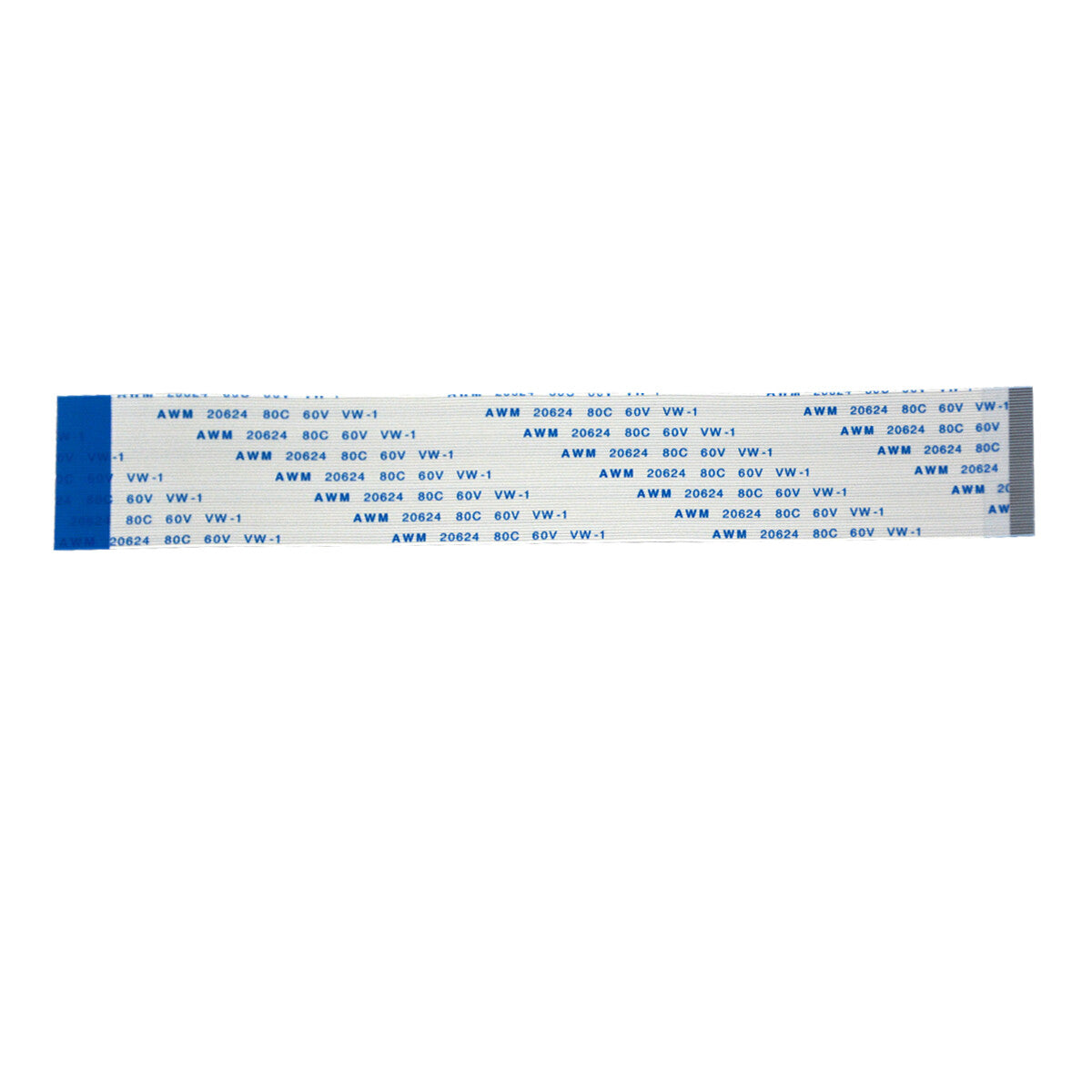 0.5mm Pitch FFC/FPC Flexible Flat Ribbon Cable | 40 to 80 Pin | Same Side / Opposite Side Options (10-Pack)