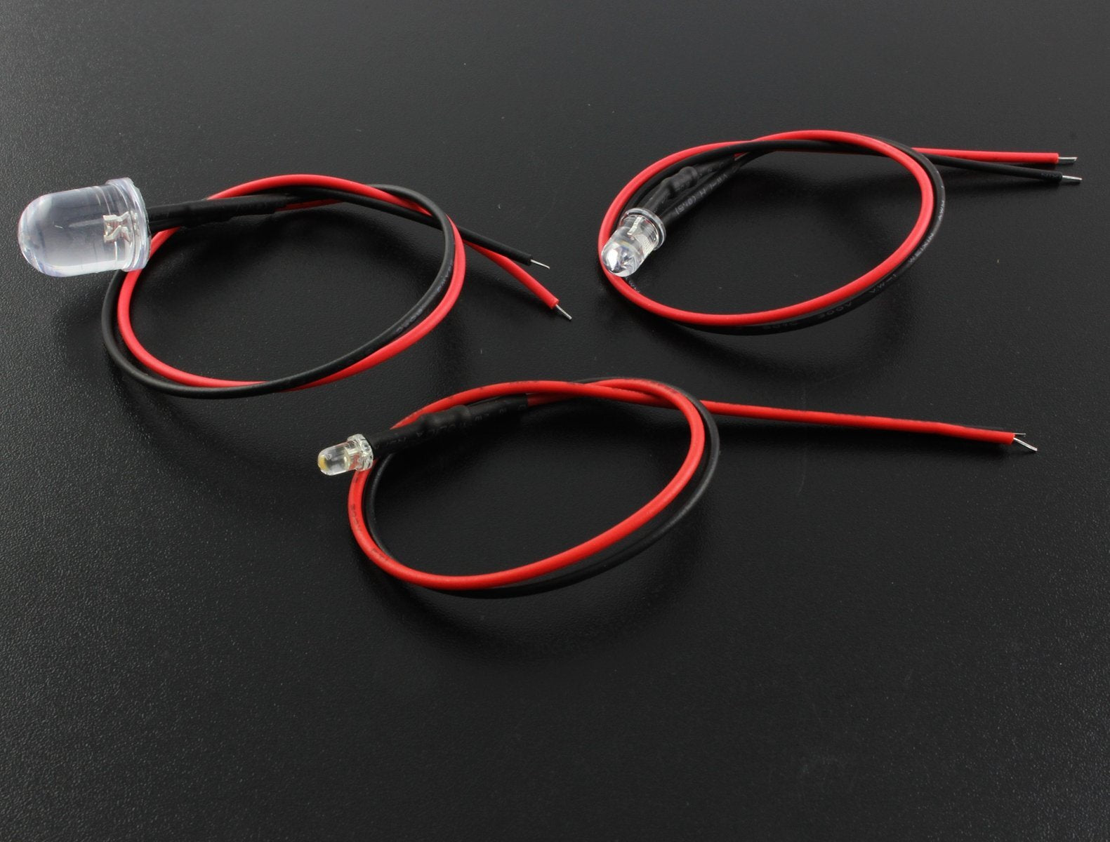Pre-Wired LED Emitting Diodes (3mm / 5mm / 10mm) | DC 9V-12V Ready-to-Use Lights for Models & DIY