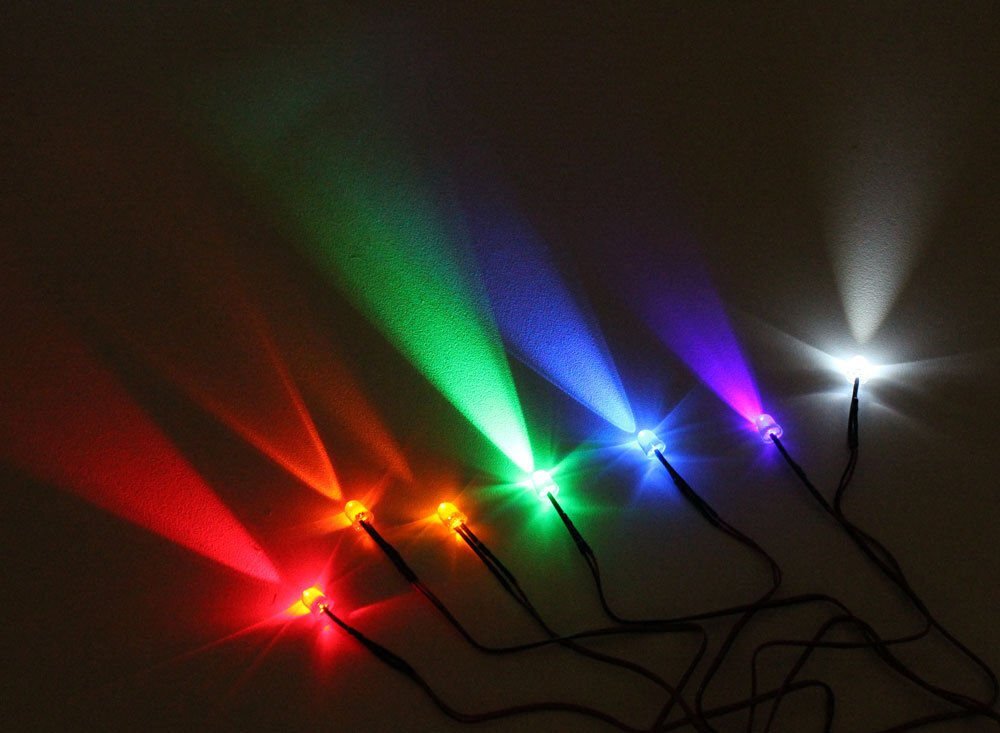 Pre-Wired LED Emitting Diodes (3mm / 5mm / 10mm) | DC 9V-12V Ready-to-Use Lights for Models & DIY