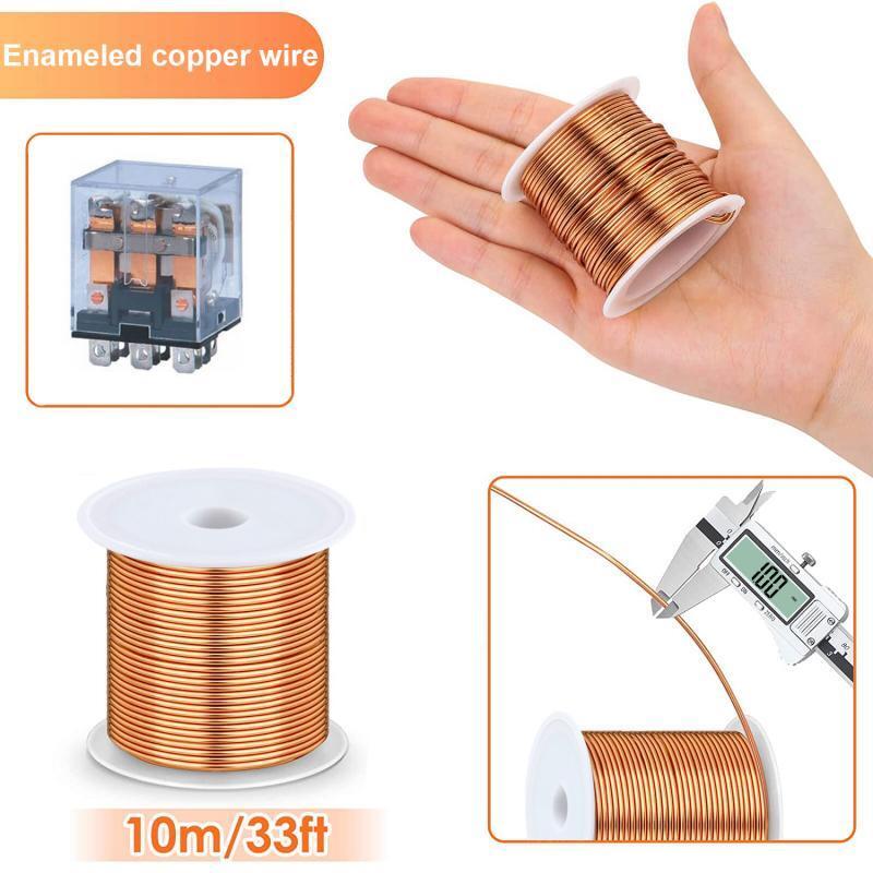 Enameled Copper Magnet Wire | High-Temperature Lacquered Insulation | 0.04mm - 1.3mm Sizes
